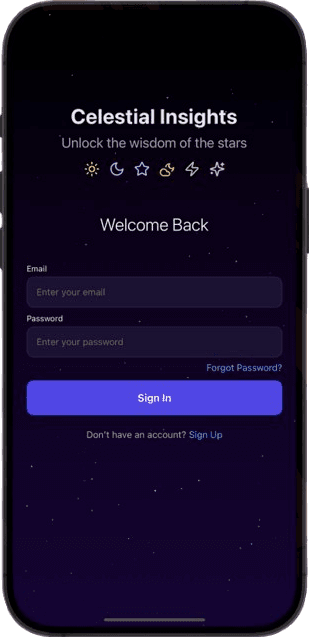 Celestial Insights - AI-Powered Career Guidance Platform screenshot 1