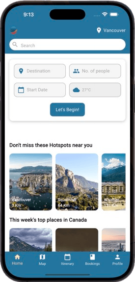iTourer - AI-Powered Travel Planning Assistant screenshot 1